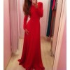 Fashion Top Red Long Evening Dress M2304c