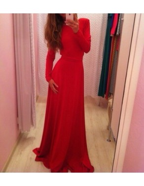 Fashion Top Red Long Evening Dress M2304c