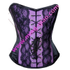 Women satin lace-up back corset M1620