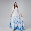 Halloween Costume Skeleton Ghost Bride Movie Role-Playing Game Uniform YM8717