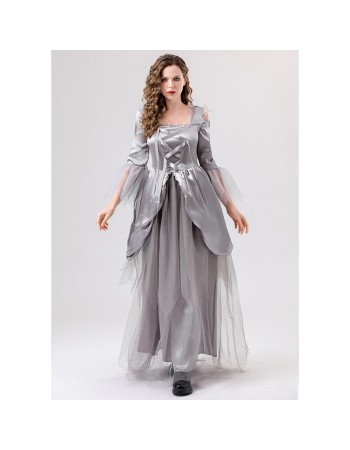 Halloween Fancy Dress Costume Scary Ghost Bride Dress Cosplay Ghost Zombie Costume YM081