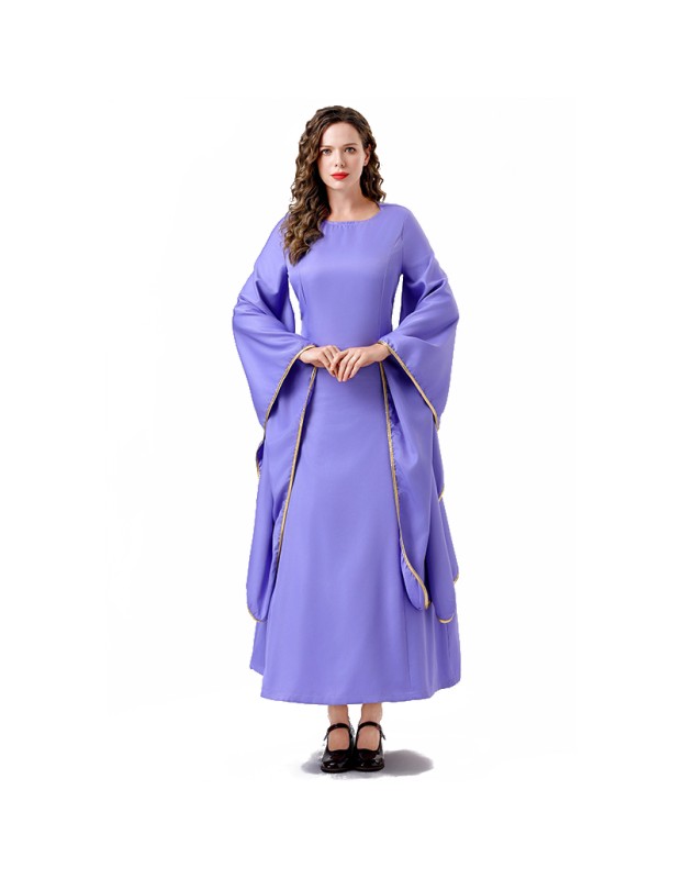 Anime Poison Queen Fairy Snow White Princess Purple Evil Queen Cosplay Drama Costume YM0813
