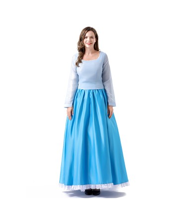 Fairy Cinderella Princess Costume Literary Cosplay Wrapped Chest Skirt Halloween Costume YM083