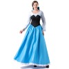 Fairy Cinderella Princess Costume Literary Cosplay Wrapped Chest Skirt Halloween Costume YM083