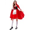 Little Red Riding Hood Castle Princess Dress Castle Queen Halloween Hat Dress Game Suit YM078