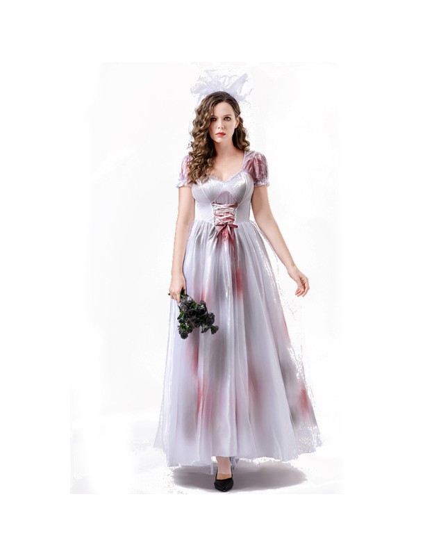 Vampire Halloween Queen Dress Costume Ghost Bride Emperor Cosplay Witch Zombie Costume YM8755