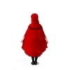 Children's Halloween Red Dress Medieval Little Red Ridding Hood Cosplay Girl Costume YM8751