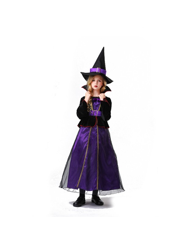 Halloween Wizard of Oz Party Children's Witch Show Dress Party Girl Witch Dress YM5826 YM8750