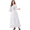 Vintage Cosplay Medieval Court Queen Costume Stage Performance Dress For Women YM6901