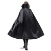 Halloween Makeup Costume Props Red And Black Face Standing Collar Death Pirate Cape
