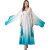 Halloween Cosplay Egyptian Pharaoh Cleopatra White Greek Goddess Dress Costume YM1658