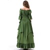Vintage Cosplay Medieval Court Queen Costume Stage Performance Dress For Women YM6901
