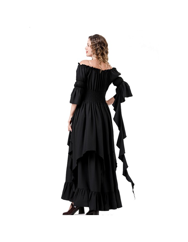 Vintage Cosplay Medieval Court Queen Costume Stage Performance Dress For Women YM6901