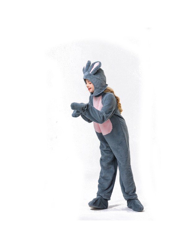 Big White Rabbit Kindergarten Children's Animal Show White Rabbit Stage Clothes Costume YM5829