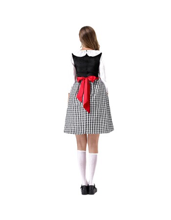 Adult Maid Dress Little Red Riding Hood Dress Cape Outfit Party Maid Cosplay Costume YM0941 YM0940