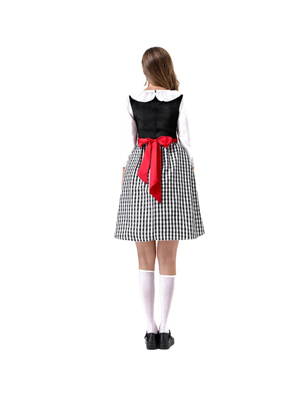 Adult Maid Dress Little Red Riding Hood Dress Cape Outfit Party Maid Cosplay Costume YM0941 YM0940