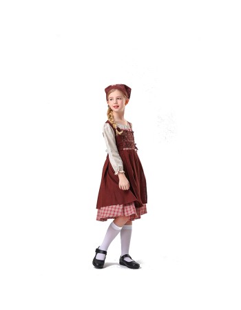 The Little Match Girl Halloween Medieval Role Of National Costume Stage Maid Costume  YM5837