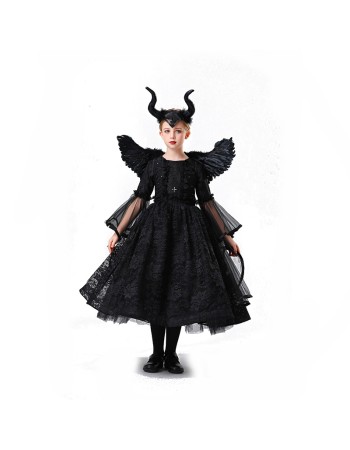 Girl Sleeping Witch Girl Cosplay Masquerade Party Witch Princess Dress Costume YM8753
