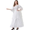Vintage Cosplay Medieval Court Queen Costume Stage Performance Dress For Women YM6901