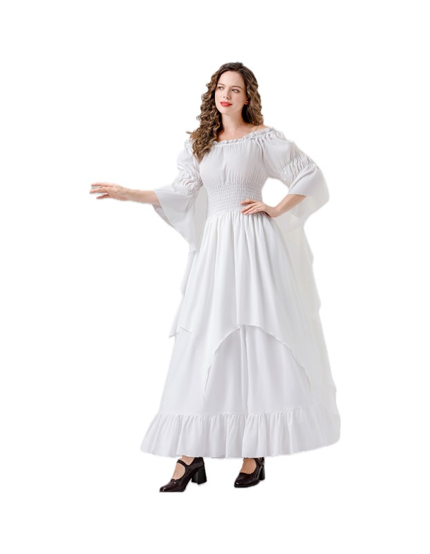 Vintage Cosplay Medieval Court Queen Costume Stage Performance Dress For Women YM6901