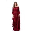 Vintage Cosplay Medieval Court Queen Costume Stage Performance Dress For Women YM6901