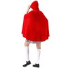 Adult Maid Dress Little Red Riding Hood Dress Cape Outfit Party Maid Cosplay Costume YM0941 YM0940