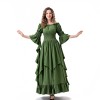 Vintage Cosplay Medieval Court Queen Costume Stage Performance Dress For Women YM6901