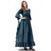 Vintage Cosplay Medieval Court Queen Costume Stage Performance Dress For Women YM6901
