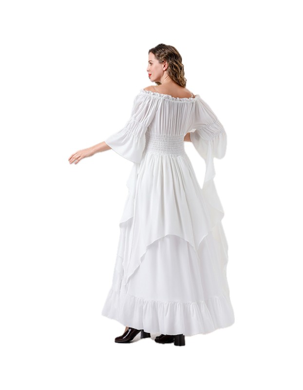 Vintage Cosplay Medieval Court Queen Costume Stage Performance Dress For Women YM6901