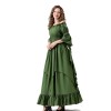 Vintage Cosplay Medieval Court Queen Costume Stage Performance Dress For Women YM6901
