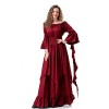 Vintage Cosplay Medieval Court Queen Costume Stage Performance Dress For Women YM6901