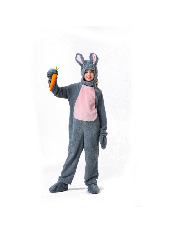 Big White Rabbit Kindergarten Children's Animal Show White Rabbit Stage Clothes Costume YM5829