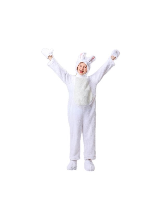 Big White Rabbit Kindergarten Children's Animal Show White Rabbit Stage Clothes Costume YM5829