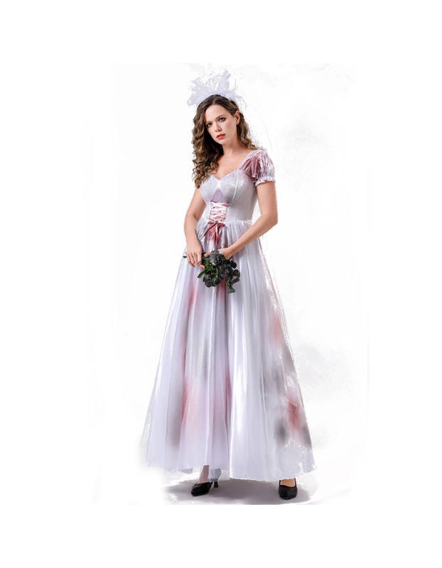 Vampire Halloween Queen Dress Costume Ghost Bride Emperor Cosplay Witch Zombie Costume YM8755
