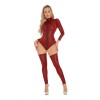 Zipper Crotch PU Nightclub Plaid Bright Patent Leather Jumpsuit Dance Dress Sexy Bodysuit XX6031