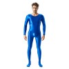 High Elastic Plus Size Glossy Smooth Jumpsuit Tight Shiny Bodysuit Sexy Transparent Romper XX7076