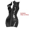 High Elastic Leather PU Sexy Underwear Glossy Patent Leather Nightclub Sleeveless Tights XX6869