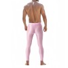 Sexy Men's Shiny Leggings Plus Size Shiny Silky Bodybuilding Nine Minute Leggings XX7132