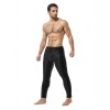 Sexy Men's Shiny Leggings Plus Size Shiny Silky Bodybuilding Nine Minute Leggings XX7132