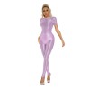 Thin Shiny Tight Top Slim Transparent Breathable Pants Tracksuit Sexy Women Tight Top XX70512