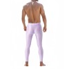 Sexy Men's Shiny Leggings Plus Size Shiny Silky Bodybuilding Nine Minute Leggings XX7132