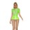Thin Shiny Tight Top Slim Transparent Breathable Pants Tracksuit Sexy Women Tight Top XX70512