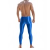 Sexy Men's Shiny Leggings Plus Size Shiny Silky Bodybuilding Nine Minute Leggings XX7132