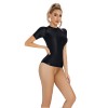 Thin Shiny Tight Top Slim Transparent Breathable Pants Tracksuit Sexy Women Tight Top XX70512