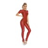 Thin Shiny Tight Top Slim Transparent Breathable Pants Tracksuit Sexy Women Tight Top XX70512