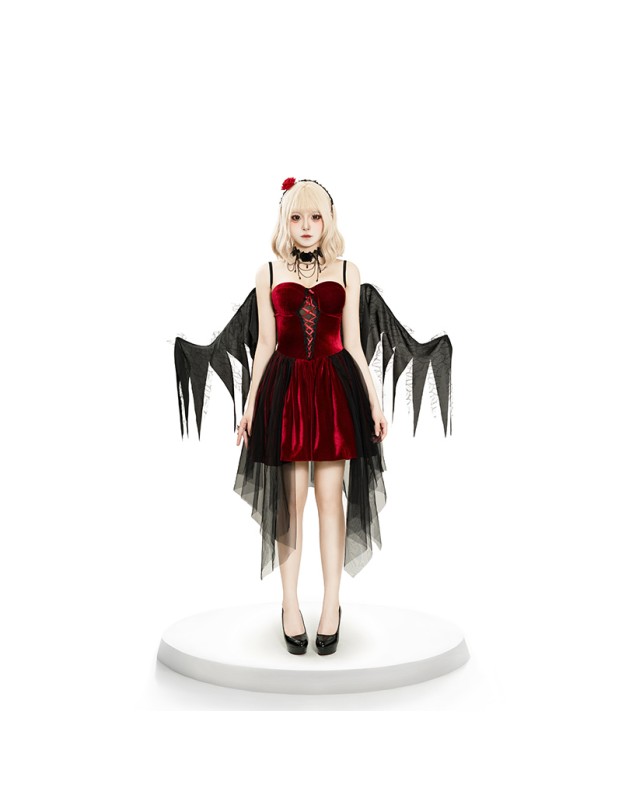 Reaper Dress Women Hellwitch Costume Demon Vampire Cosplay Uniform  2063