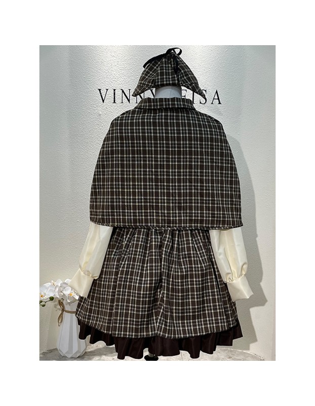 Cosplay Detective Uniform Morse Parent-Child Dress Cosplay Women Detective Costume 2062