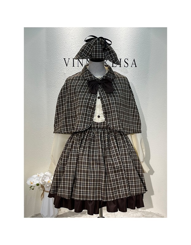 Cosplay Detective Uniform Morse Parent-Child Dress Cosplay Women Detective Costume 2062