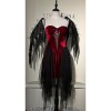 Reaper Dress Women Hellwitch Costume Demon Vampire Cosplay Uniform  2063