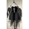 Reaper Dress Women Hellwitch Costume Demon Vampire Cosplay Uniform  2063